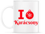 printfashion I love Karácsony - Bögre - Fehér (9550405)