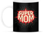 printfashion Super Mom - Bögre - Fekete (6673600)