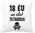 printfashion 18 év az első tetkómig - Párnahuzat, Díszpárnahuzat - Fehér (2769692)
