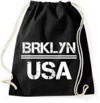 printfashion Usa brooklyn - Sportzsák, Tornazsák - Fekete (4379713)