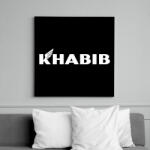 printfashion Khabib Nurmagomedov logo - Vászonkép - Fekete (6655119)