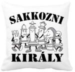 printfashion Sakkozni király - Párnahuzat, Díszpárnahuzat - Fehér (4756090)