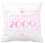 printfashion csillag-2009-pink - Párnahuzat, Díszpárnahuzat - Fehér (556322)