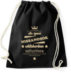 printfashion Az igazi Nissanosok - Hónappal - Sportzsák, Tornazsák - Fekete (7196773)