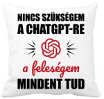 printfashion A feleségem mindent tud - Párnahuzat, Díszpárnahuzat - Fehér (14581360)