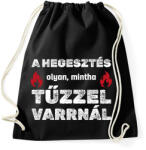 printfashion A hegesztés olyan - Sportzsák, Tornazsák - Fekete (13729330)