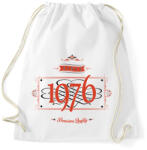 printfashion since-1976-red-black - Sportzsák, Tornazsák - Fehér (529688)