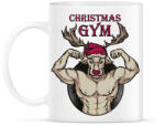 printfashion Karácsony gyúrás - Christmas gym - Bögre - Fehér (5649542)