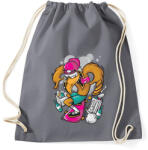 printfashion Deszkás sas - Sportzsák, Tornazsák - Grafitszürke (23957)