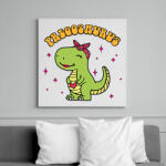 printfashion Pregosaurus - Vászonkép - Fehér (13724771)