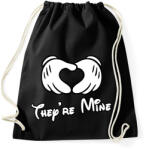 printfashion They are mine - Sportzsák, Tornazsák - Fekete (1774054)