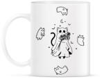 printfashion Cat ghosts - Bögre - Fehér (14680242)