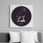 printfashion Aries - Kos - Vászonkép - Fehér (6640588)