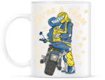 printfashion Motoros pár - Bögre - Fehér (6142296)