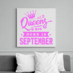 printfashion A királynők szeptemberben születnek - Vászonkép - Fehér (6621837)
