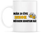 printfashion Iszok, iszok de nem szokok rá! - Bögre - Fehér (4774946)