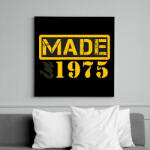 printfashion 1975 - Vászonkép - Fekete (12793880)