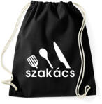 printfashion Szakács - Sportzsák, Tornazsák - Fekete (4702695)