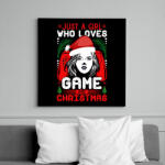 printfashion Gamer karacsony lanyoknak - Vászonkép - Fekete (6660204)