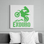 printfashion Enduro - Vászonkép - Fehér (6634814)