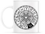 printfashion horoszkóp szűz fekete - Bögre - Fehér (12669946)