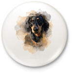 printfashion Tacskós póló / pulcsi / tacsi / tacskós / tacsis ajándék ötlet - Kitűző, hűtőmágnes - Fehér (11767670)