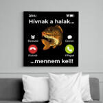 printfashion Hívnak a halak - Vászonkép - Fekete (12540589)