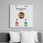 printfashion Escobar calling - Vászonkép - Fehér (12588301)