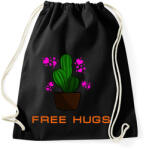 printfashion FREE HUGS - Sportzsák, Tornazsák - Fekete (1555254)