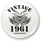 printfashion 1961 - Kitűző, hűtőmágnes - Fehér (6212841)