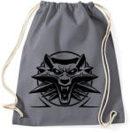 printfashion Witcher farkas - Sportzsák, Tornazsák - Grafitszürke (5458724)