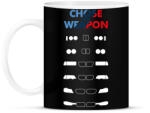 printfashion Choose your Weapon - Bögre - Fekete (1710797)