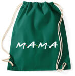printfashion MAMA felirat - Sportzsák, Tornazsák - Sötétzöld (4784491)