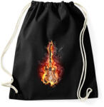 printfashion Gitár - Sportzsák, Tornazsák - Fekete (4893809)