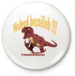 printfashion Mamasaurus - Neked beszélek - Kitűző, hűtőmágnes - Fehér (4137229)