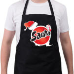 printfashion fanta santa - Kötény - Fekete (15052972)