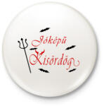 printfashion Jóképű kisördög - Kitűző, hűtőmágnes - Fehér (3081978)