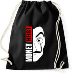 printfashion La Casa de Papel - A nagy pénzrablás - Money Heist - Sportzsák, Tornazsák - Fekete (5793728)