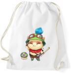 printfashion Teemo - Sportzsák, Tornazsák - Fehér (14978351)