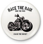 printfashion motorcycle - Kitűző, hűtőmágnes - Fehér (4235662)