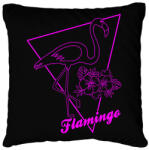 printfashion Flamingo - Párnahuzat, Díszpárnahuzat - Fekete (13644931)