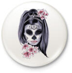 printfashion Maszk - Kitűző, hűtőmágnes - Fehér (14817029)