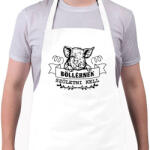 printfashion Böllérnek születni kell - Kötény - Fehér (11628506)