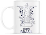 printfashion I LOVE BRASIL - Bögre - Fehér (10543883)