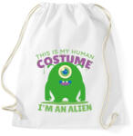 printfashion Alien - idegen - Sportzsák, Tornazsák - Fehér (5646176)