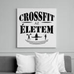 printfashion Crossfit az életem - Vászonkép - Fehér (11719585)