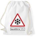 printfashion Quattro only - Sportzsák, Tornazsák - Fehér (2093458)