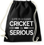 printfashion Cricket is serious - Sportzsák, Tornazsák - Fekete (15834544)
