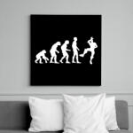 printfashion Fortnite evolúció - Vászonkép - Fekete (6646303)