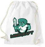 printfashion minecraft - Sportzsák, Tornazsák - Fehér (11695110)